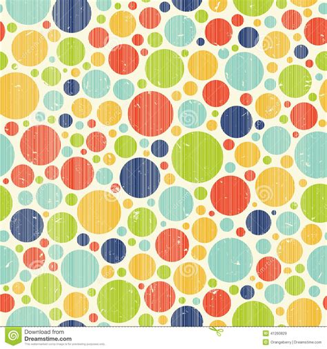 Seamless Dots Pattern Stock Vector Illustration Of Lines 41260829