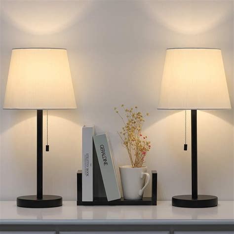 This is a modern lamp design suitable for reading, as a nightstand, bedroom lamp, etc. Modern Table Lamp Set of 2, Bedside Lamps for Bedroom ...