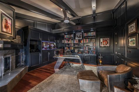 Man Cave Office Contemporary Home Office Phoenix By Joi Prater