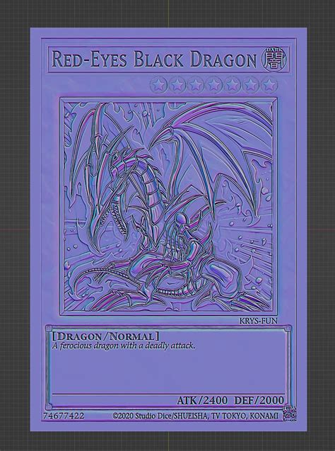 Red Eyes Black Dragon Yugioh Free 3d Model 3d Printable Cgtrader