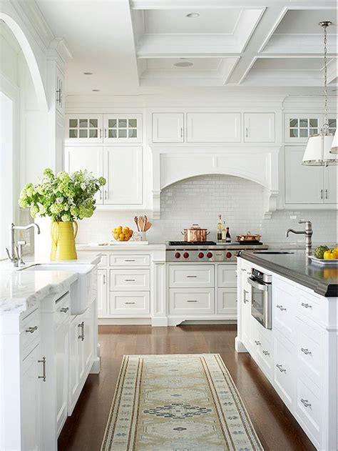 What these small kitchens lack in space they make up. White Cottage Kitchen Ideas
