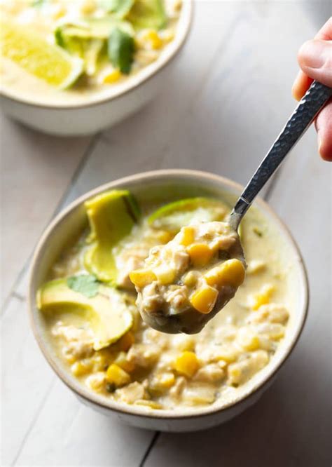 Sometimes street corn is served as an entire cob on a skewer, but this recipe is for mexican corn off the cob. Mexican Street Corn Chicken Chili Recipe - A Spicy Perspective