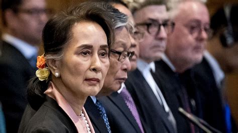 Learn more about her activism and political career. Aung San Suu Kyi to defend Myanmar against accusations of ...