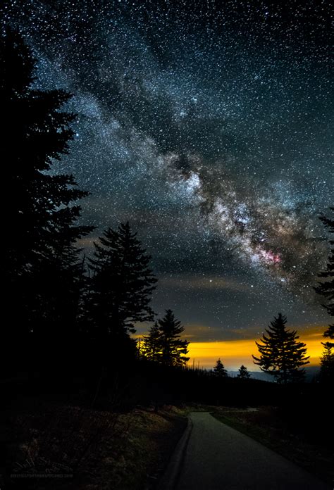 Milky Way Photography In The Smokies Clingmans Dome Firefall