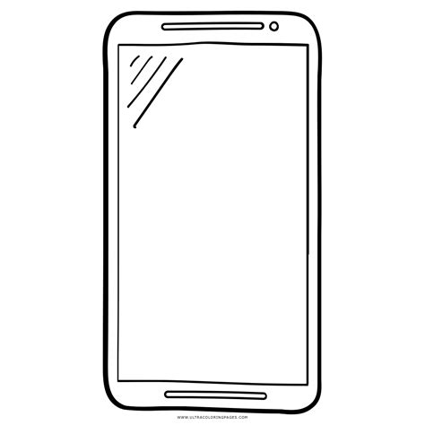 Smartphone Coloring Page Ultra Coloring Pages