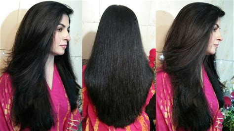 U Shape Long Layers Hair Cut Easy Method U Shape Hair Cut Tutorial
