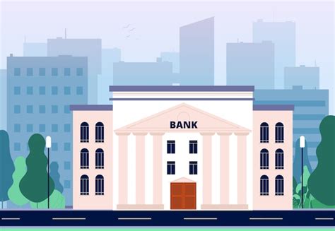 Premium Vector Cartoon Retro Bank Building Or Courthouse With Columns