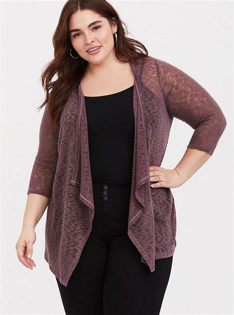 Drape Front Cardigan Drape Front Cardigan Soft Knit Cardigan Plus