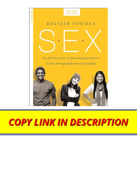 pdf read online sex second edition the all you need to know sexuality guide to get you through