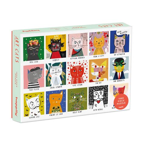 Happily Art Cats Jigsaw Puzzle Ts From Handpicked