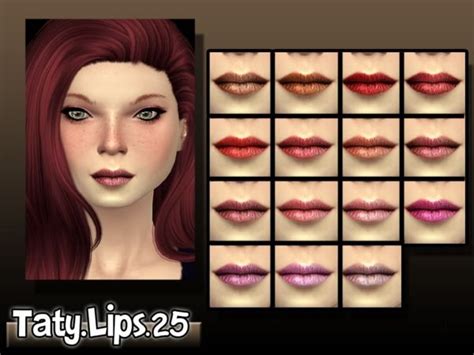 Tsr Taty Lips 25 Eyeliner Eyeshadow Sims 4 Update Sims 4 Game