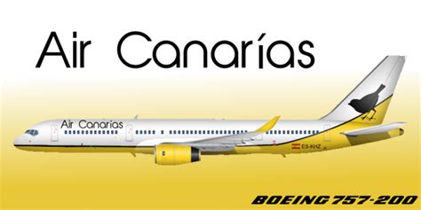 Air Canaria 757 200 Rustupid2 Logos And Liveries Gallery Airline