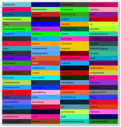 53 ideas de nombres de colores nombres de colores paletas de colores reverasite