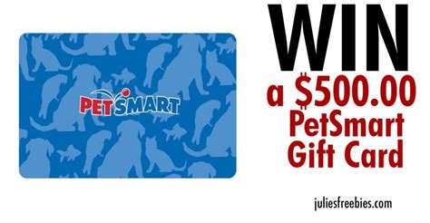 Win A 500 Petsmart T Card Julies Freebies
