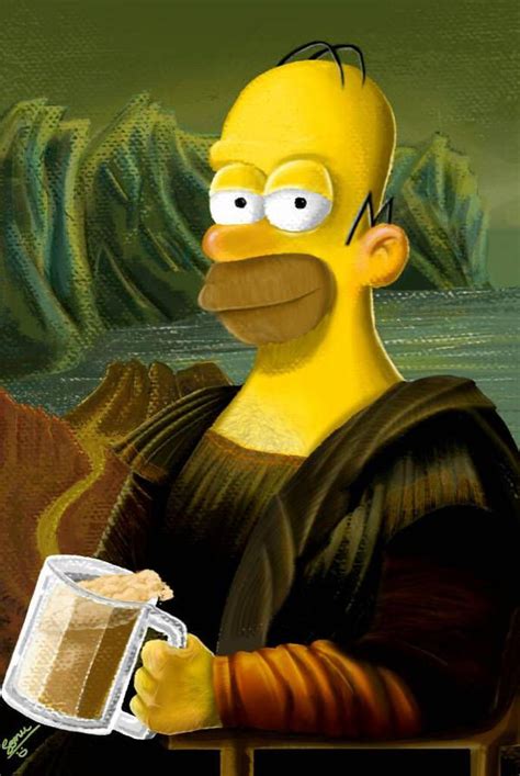 The Simpsons Is Holding A Beer In His Hand