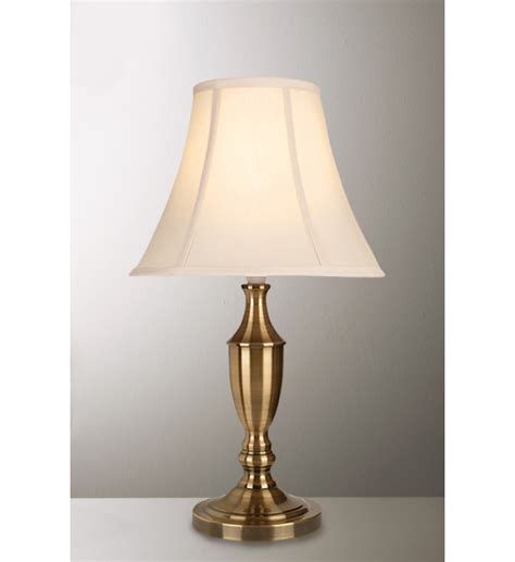 Vienna Candlestick Small Table Lamp Antique Brass Traditional Table