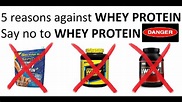 5 side effects of whey protein || why not to use whey protein || whey ...