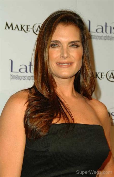 Brooke Shields Long Hair Super Wags Hottest Wives And Girlfriends