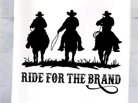 Ride For The Brand Tea Towel Yellowstone Dutton Ranch Etsy In 2021
