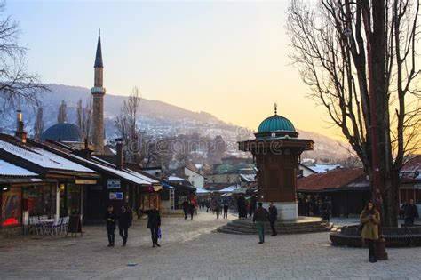 Ansicht Des Bascarsija, Sarajevo Redaktionelles Foto - Bild von sarajevo, bascarsija: 112303461