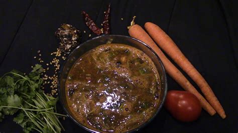 Tasty Carrot Rasam Recipe Youtube
