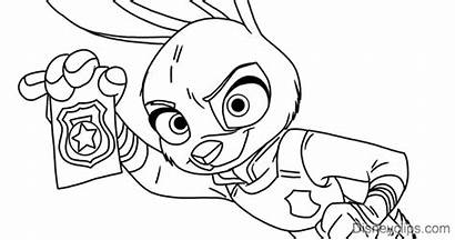 Zootopia Coloring Disneyclips Pages