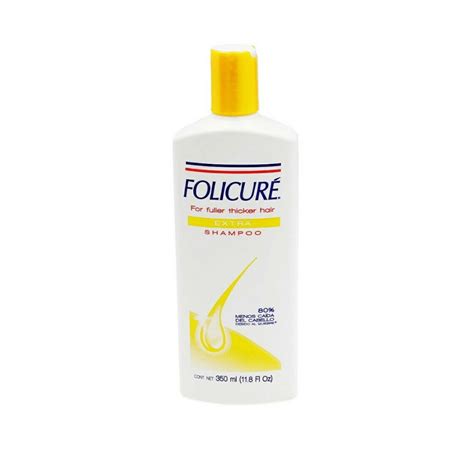 Folicure Extra Shampoo Fuller Thicker Hair Reduces Hair Loss 350 Ml