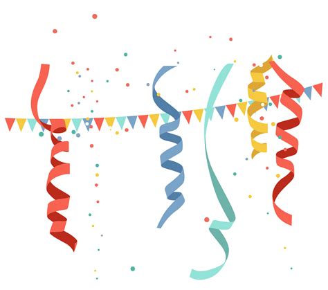Birthday Party Clip Art Celebrate Banner Belt Vector Png Download