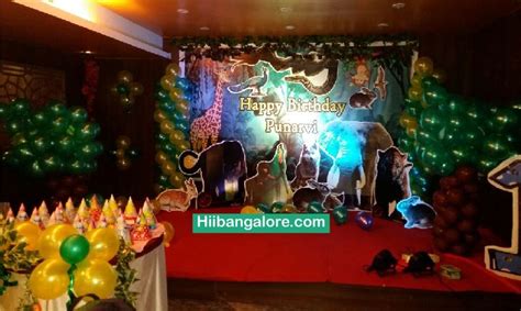 2d Jungle Book Theme Birthday Party Decoration Bangalore Catering