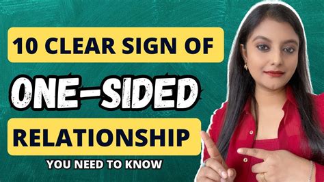 One Sided Relationship 10 Clear Signs Of One Sided Relationship Youtube