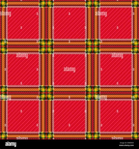 Seamless Red Checkered Pattern Stock Vector Image And Art Alamy