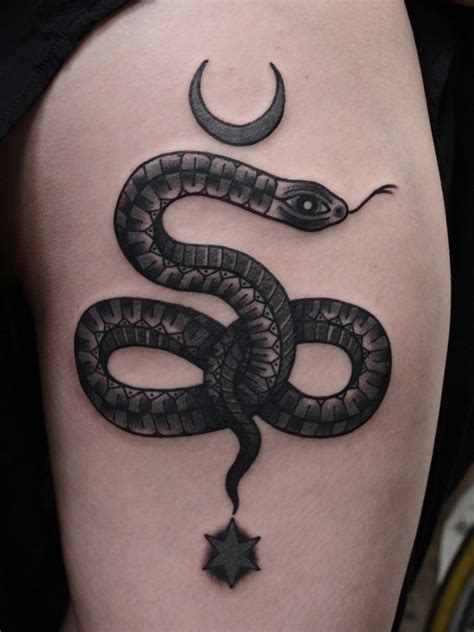 Amazing black tribal snake tattoo stencil. 70+ Best Healing Snake Tattoo Designs & Meanings - [Top of ...
