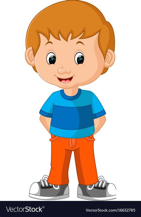 Illustration Of Cute Boy Cartoon Download A Free Preview Or High