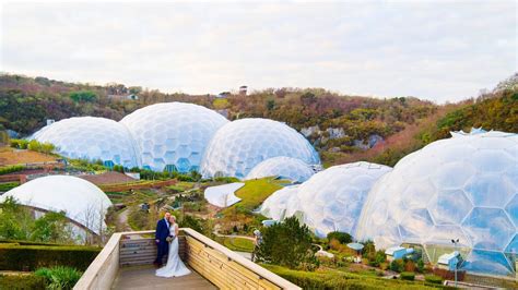 Drone Wedding Video At The Eden Project Cornwall Eden Project