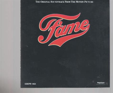 Fame The Original Soundtrack From The Motion Picture Cd Discogs