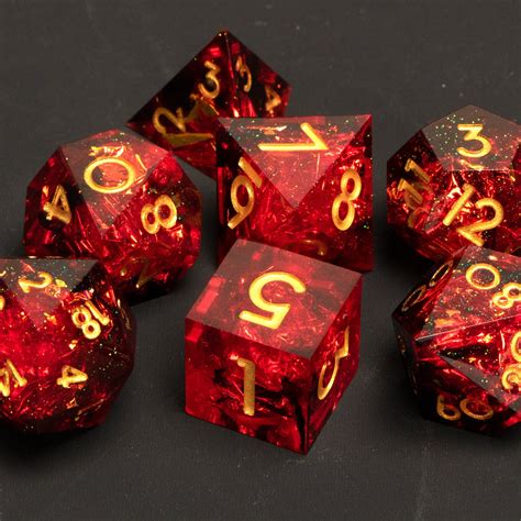 Resin dnd dice set / dungeons and dragons / d&d dice / | Etsy