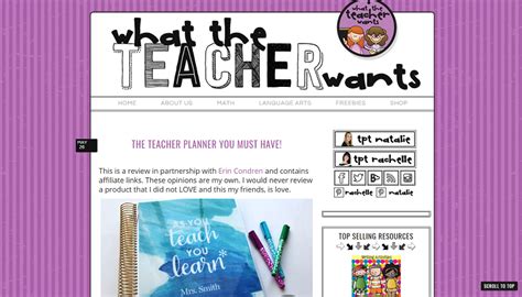 Top 10 Teacher Blogs On The Internet Today Teacher Websites