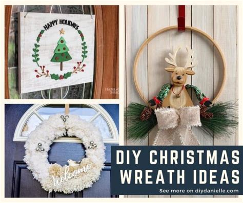 39 Diy Christmas Wreath Ideas Diy Danielle
