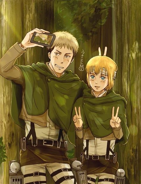 Attack On Titan Shingeki No Kyojin Jean Kirstein X Armin Arlert