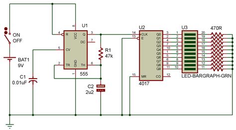 Ic 4017 Led Circuit Diagram Circuit Diagram