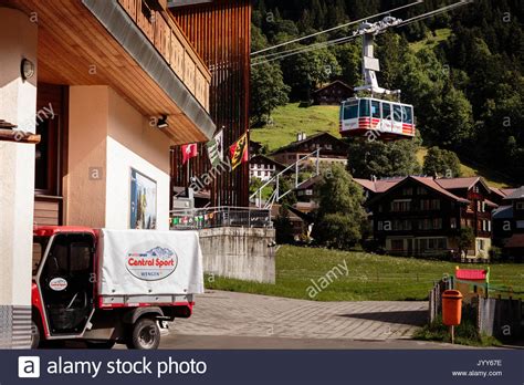 Wengen Berner Oberland Schweiz 31 Juli 2017 Wengen Mannlichen