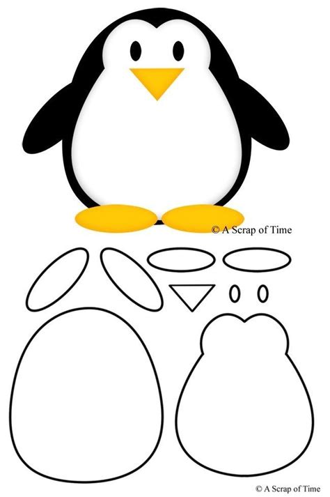Penguin Template Free Printable Lets Dive Right In And Get Inspired By