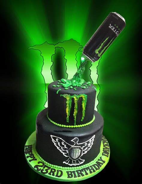 Monster Energy Decorated Cake By Mstreatz Cakesdecor