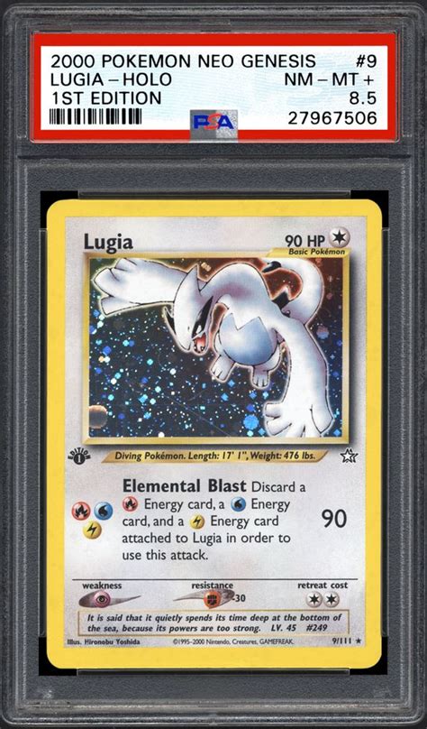 The card was graded pristine bgs 10. Auction Prices Realized TCG Cards 2000 POKEMON NEO GENESIS 1ST EDITION Lugia-Holo Summary