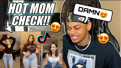 Hot Mom Check Tik Tok Compilation Reaction Youtube