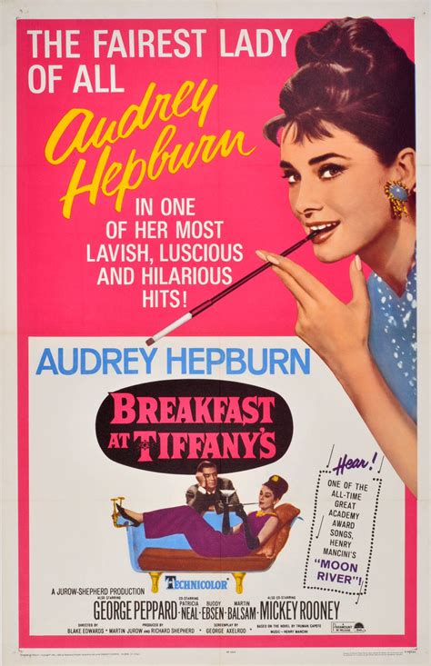 Audrey hepburn poster breakfast at tiffany's. Unknown - Original 1965 Movie Poster For Breakfast At ...