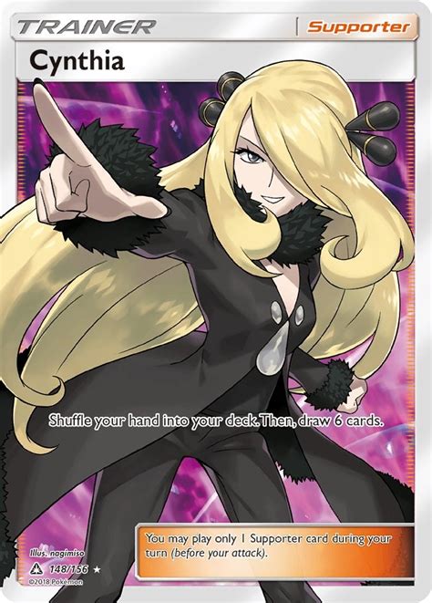 cynthia full art sm ultra prism pokemon