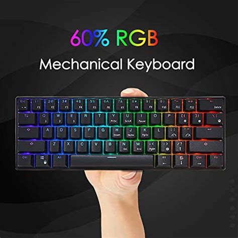 Rk Royal Kludge Rk61 Wired 60 Mechanical Gaming Keyboard Rgb Backlit