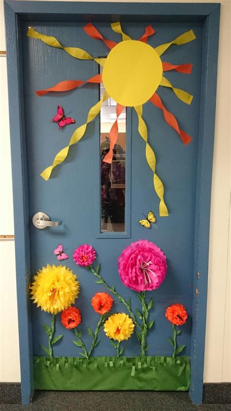 Springsummer Classroom Door Decor Spring Classroom Door Spring Door