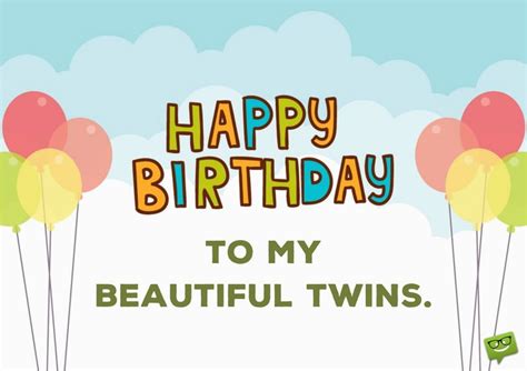 Happy Birthday To My Twins Quotes Birthdaybuzz